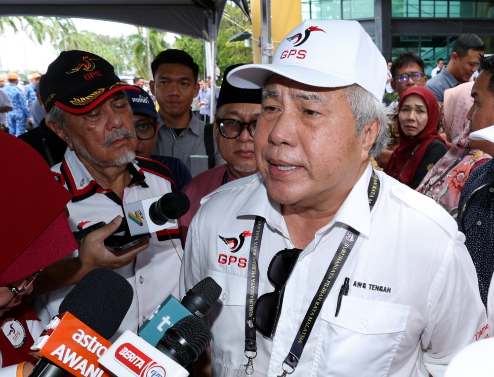 PBB deputy president Datuk Amar Awang Tengah Ali Hasan said the GPS manifesto would focus on aspects of development in the Jepak area. — Bernama pic