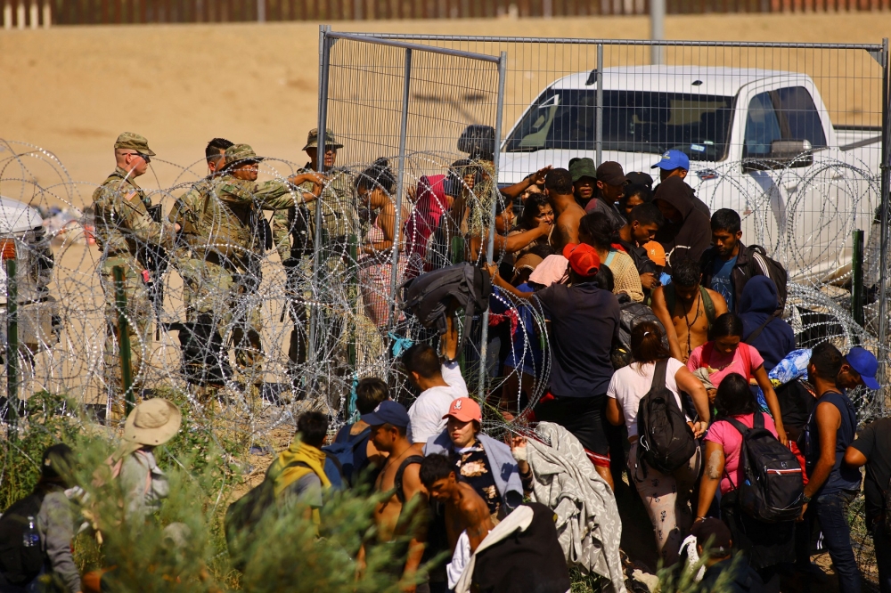 A dozen Latin leaders gathered yesterday in Mexico to discuss how to confront complicated and huge illegal migration flows, mostly to the United States. — Reuters pic