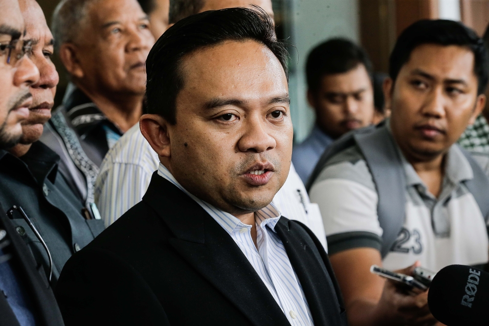 In confirming the criminal charges against him, Tasek Gelugor MP Datuk Wan Saiful Wan Jan said he has received instructions to present himself at the Kuala Lumpur Court Complex at 8.30am tomorrow. — Picture by Sayuti Zainudin