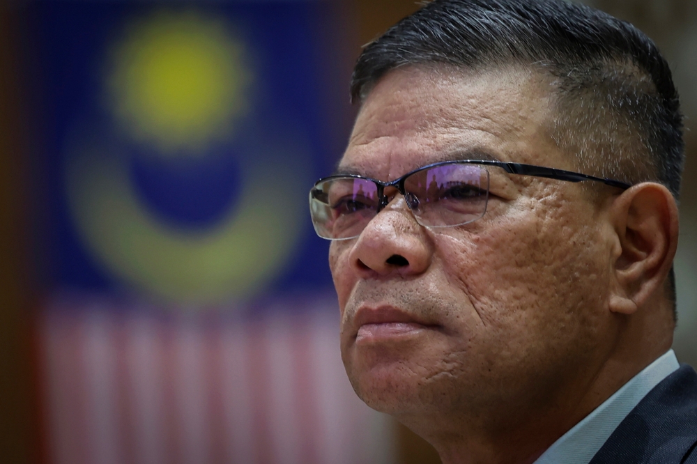 Home Minister Datuk Seri Saifuddin Nasution Ismail, who is also PKR secretary-general, said he was informed about the matter by a source close to Economy Minister Rafizi Ramli, who is PKR deputy president, since no visitors were allowed at that time. — Bernama pic 