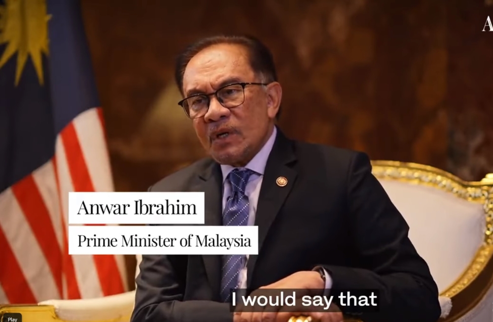 Prime Minister Datuk Seri Anwar Ibrahim said any sustainable solution to the decades-old conflict would require resolving the Palestinians’ concerns about the occupation of their territories. — Screengrab from Facebook/Anwar Ibrahim 