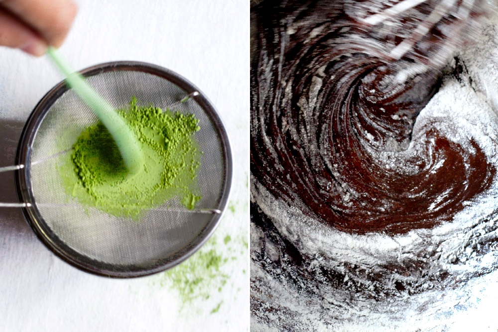 Jazz your pumpkin scones with matcha or cocoa powder.