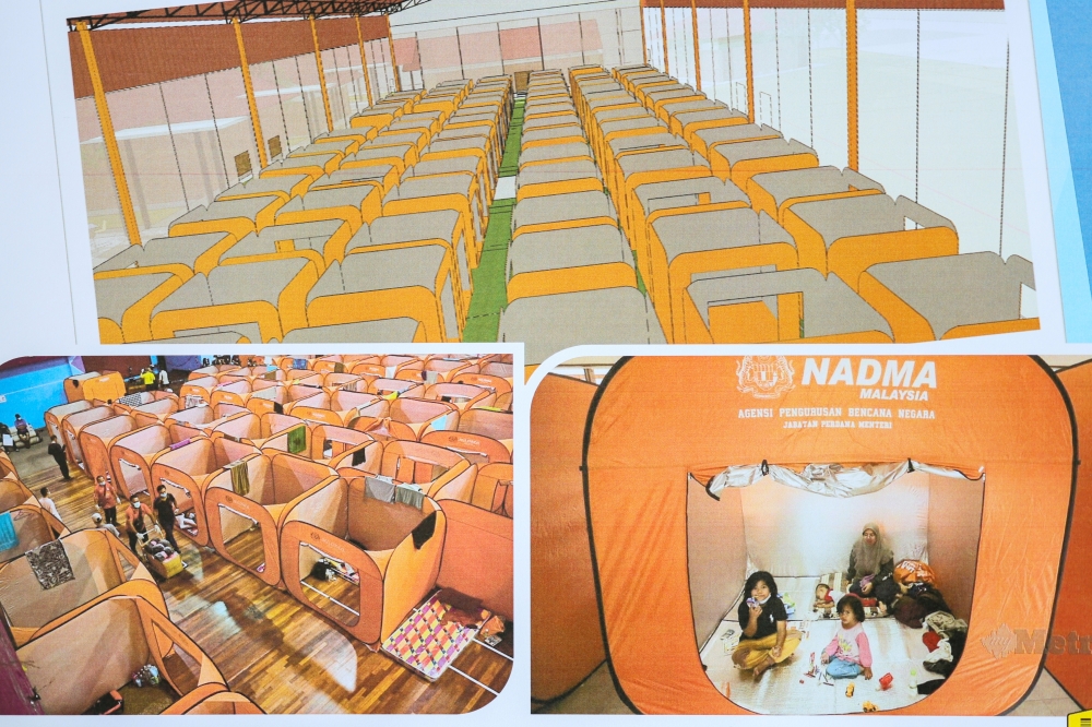 The proposed plan for the Permanent Disaster Evacuation Centre prepared by the Public Works Department (JKR) at Sekolah Kebangsaan Banggol Peradong in Kuala Terengganu October 28, 2023. — Bernama pic