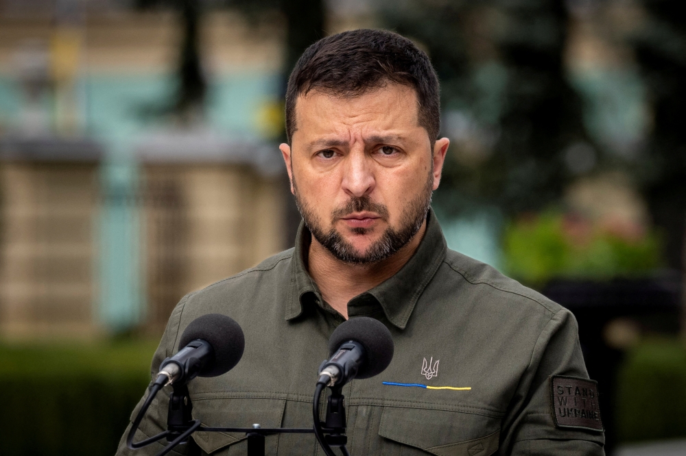 Ukraine's President Volodymyr Zelensky said a meeting with senior commanders had considered sectors engulfed by the fiercest fighting in the east and northeast, including the key areas of Avdiivka and Kupiansk, where Russia has been on the offensive in recent weeks.― Reuters pic