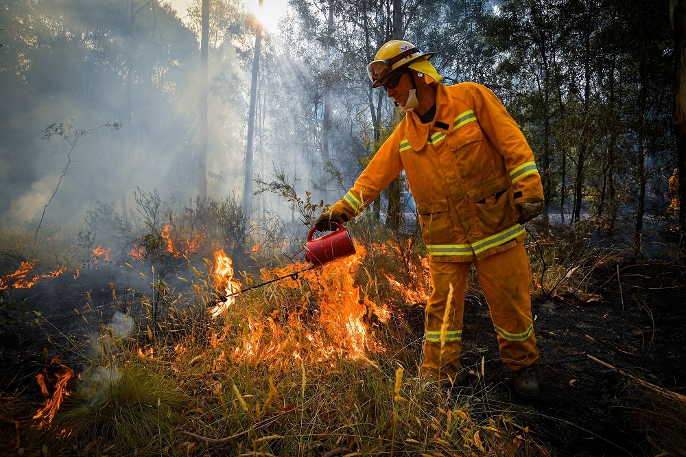 Australia is facing its most intense bushfire season since 2019-2020, when a series of out-of-control infernos raged across the eastern seaboard — razing swathes of forest, killing millions of animals, and blanketing cities in noxious smoke. — File picture by AAP Image/Supplied by State Control Centre Media/News Corp Australia, Jason Edwards/via Reuters