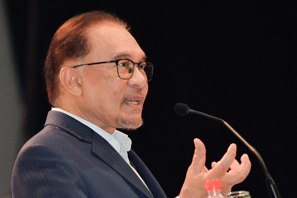Prime Minister Datuk Seri Anwar Ibrahim had proposed a 5 to 10 per cent tax on luxury goods such as jewellery and high end watches during the tabling of Budget 2024 last month. — Picture by Miera Zulyana