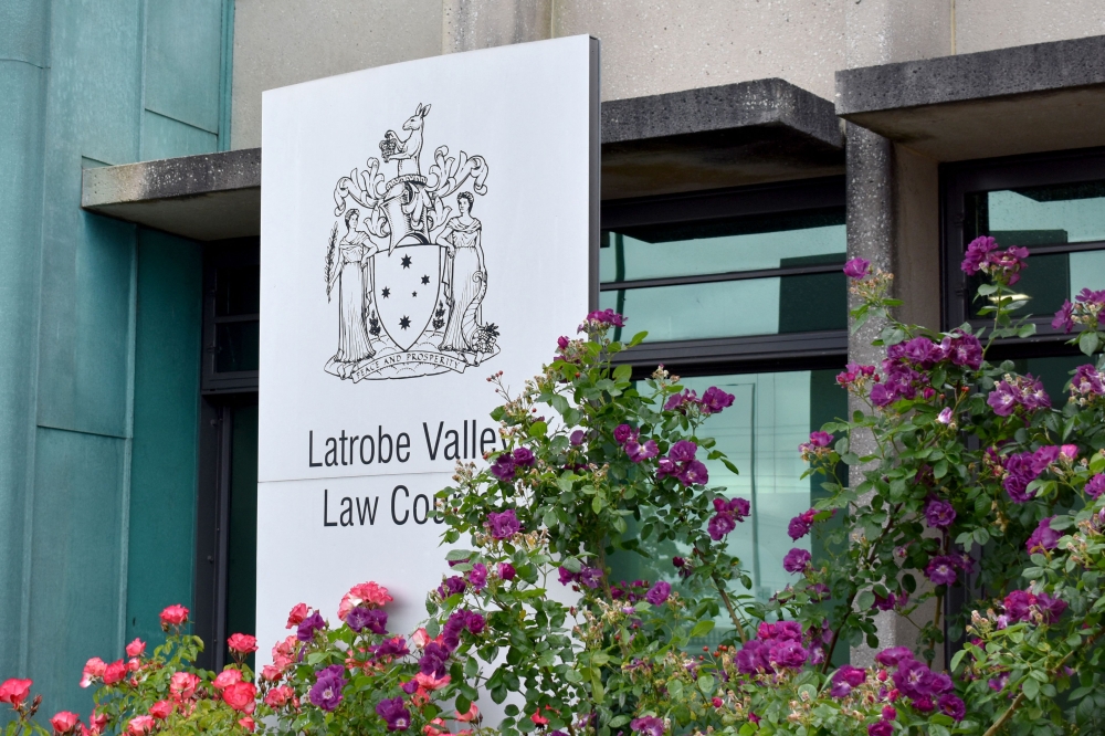 The Latrobe Valley Law Courts building is pictured, where a woman faces three counts of murder and two of attempted murder after cooking a meal of mushrooms, in the Latrobe Valley, east of Melbourne, on November 3, 2023. — AFP pic