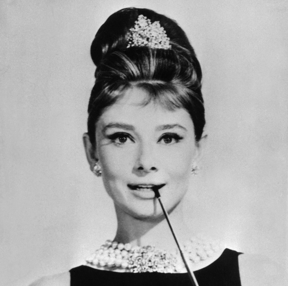 Audrey Hepburn's iconic updo continues to inspire American actresses. ― AFP pic