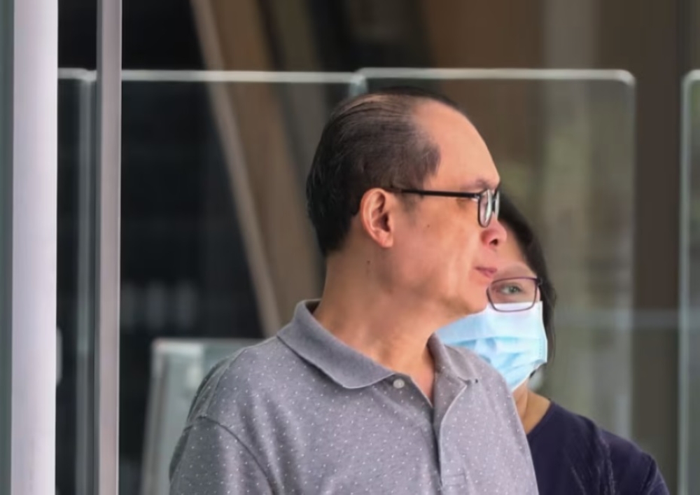 Sou Kum Choi (front) at the State Courts in Singapore November 3, 2023. — TODAY pic