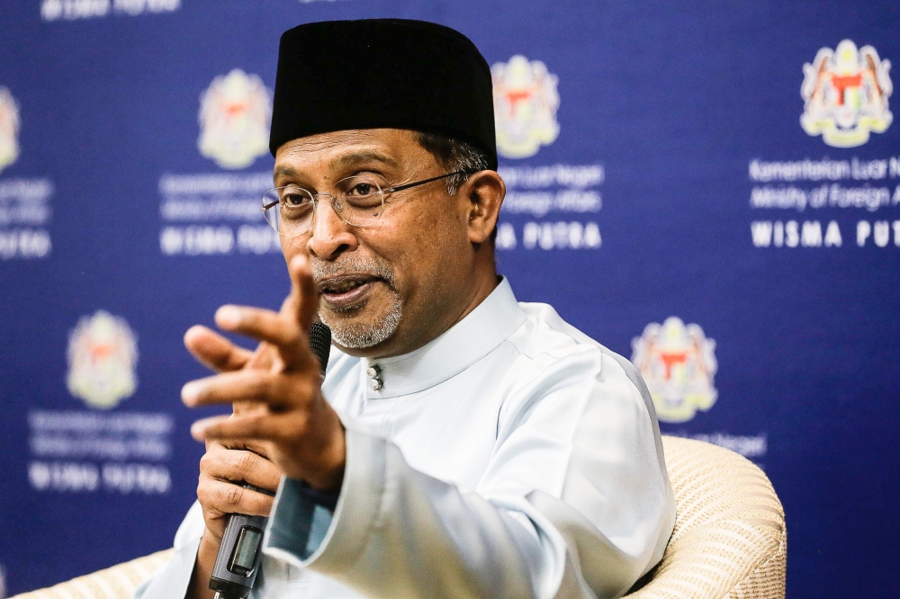 Foreign Minister Datuk Seri Zambry Abdul Kadir said Wisma Putra Day 2023 has received encouraging support from the public who want to understand the role and function of the ministry. — Picture by Sayuti Zainudin