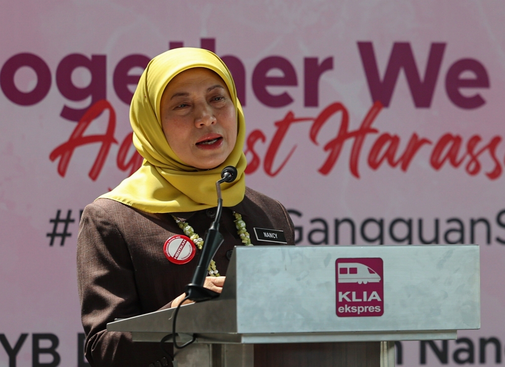 The proposed law to elevate social workers that is to be presented in Parliament next year still needs refining, Women, Family and Community Development Minister Datuk Seri Nancy Shukri said. — Bernama pic