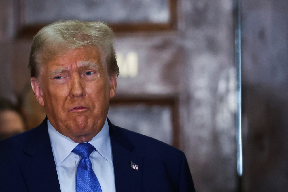 The former US president, like his two adult sons who testified last week, will likely face pointed questions about the questionable accounting practices that Judge Arthur Engoron has already ruled to be fraudulent. — Reuters pic