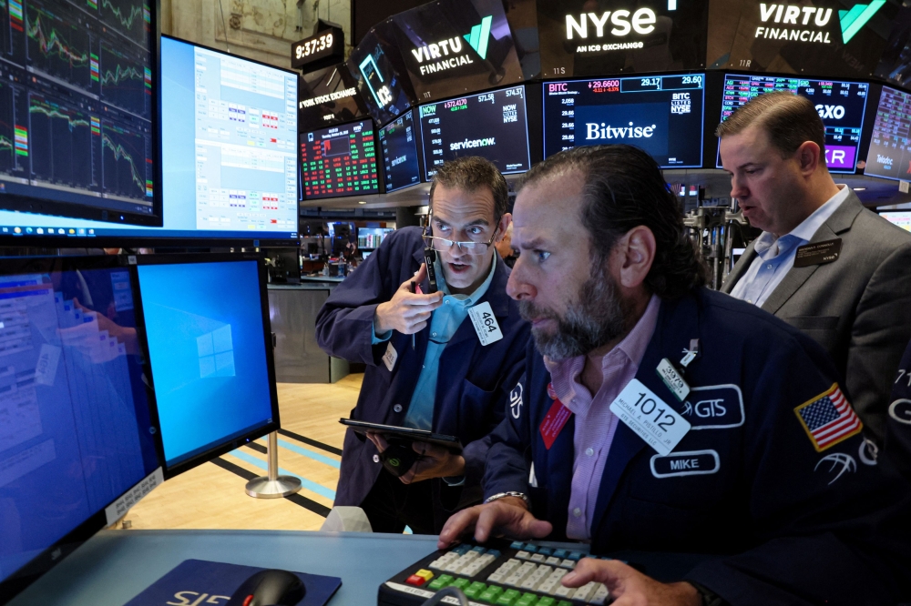 On Wall Street, the Dow Jones Industrial Average rose 0.1 per cent, the S&P 500 gained 0.18 per cent and the Nasdaq Composite added 0.3 per cent. — Reuters pic