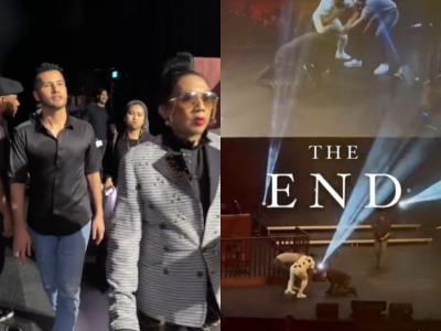 Azwan Ali threatens RM100m lawsuit against Aliff Syukri over onstage hair-pulling incident in Singapore (VIDEO)