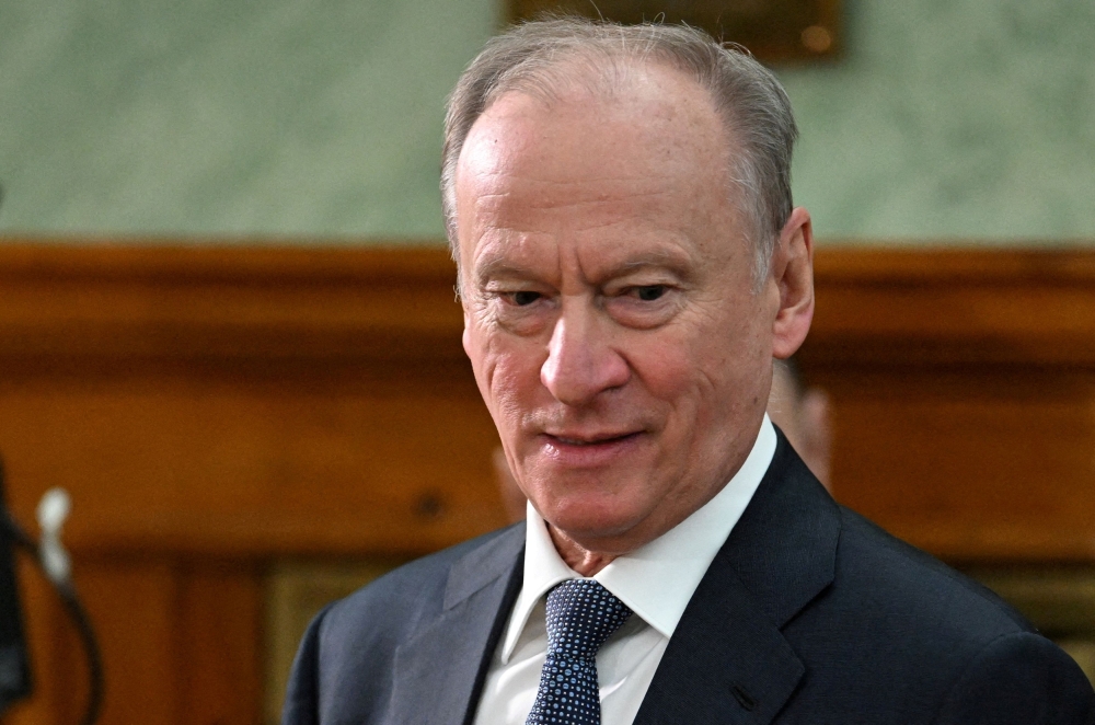 Russian Security Council Secretary Nikolai Patrushev said earlier today that the 'destructive' policies of the United States and its allies were increasing the risk that nuclear, chemical or biological weapons would be used. — Pool via Reuters pic