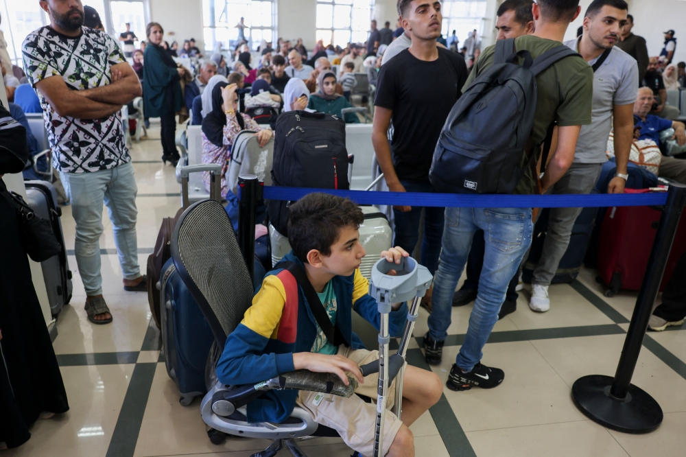 Israel’s envoy to Moscow told Russian state media this week that with 500-600 people leaving each day, and 7,000 waiting to be evacuated, it could take two weeks to get Russian citizens out of Gaza. — AFP pic