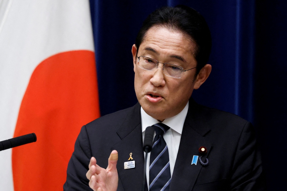 According to NHK, Japanese Prime Minister Fumio Kishida has vowed to build up defence capabilities in response to an increasingly severe regional security environment. ― Reuters pic