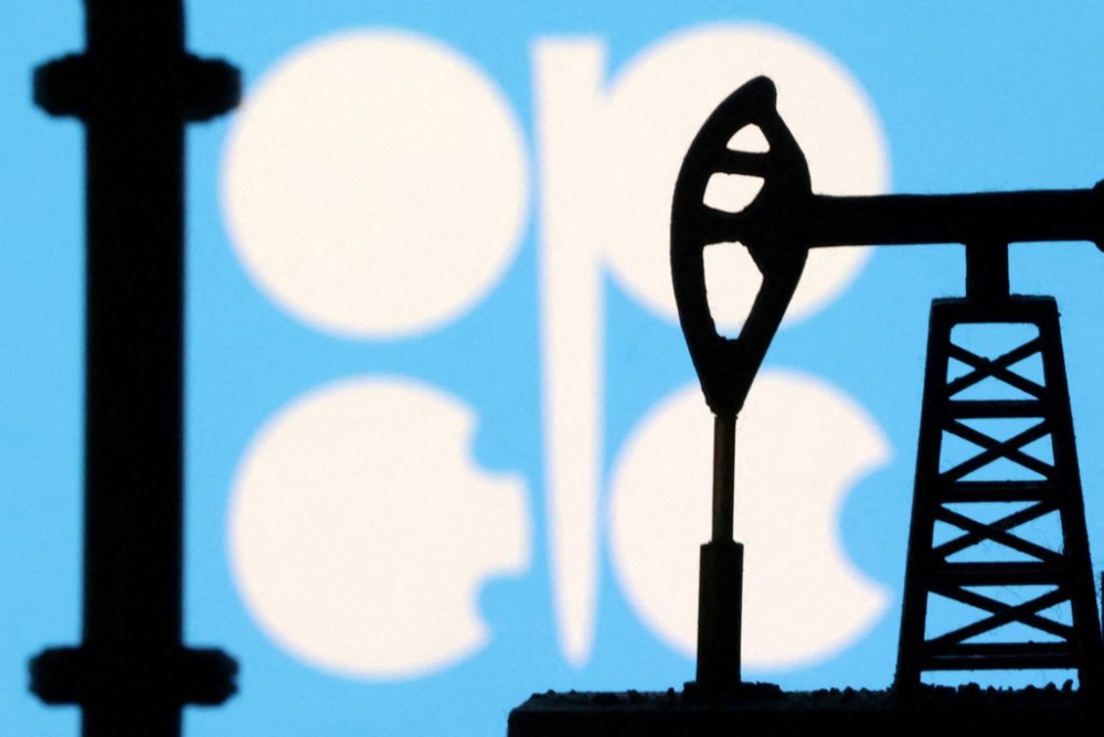 Opec logo is seen in this illustration taken, October 8, 2023. — Reuters pic
