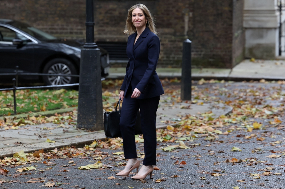 Britain's Parliamentary Under Secretary of State for Pensions Laura Trott has been appointed Chief Secretary to the Treasury. — Reuters pic