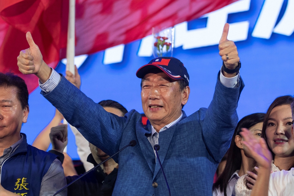 Taipei’s national security chief has said a Chinese tax probe into Taiwan tech giant Foxconn is political, as its billionaire founder Terry Gou is running for president of the democratically ruled island. — AFP pic