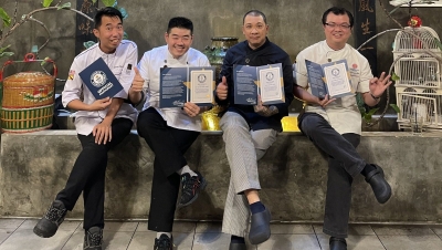 Four Sarawakian chefs get Guinness recognition for role in world’s largest cooking competition