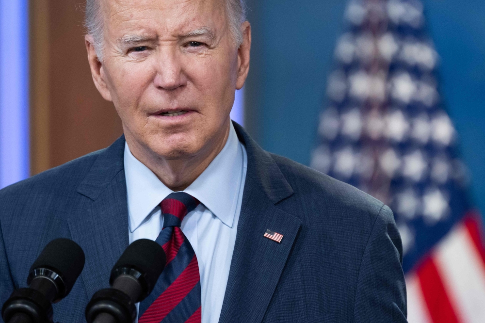 US President Joe Biden said Tuesday he believes that a deal with Hamas to free the hostages the militants are holding in the Gaza Strip will happen, but did not offer specifics. — AFP pic