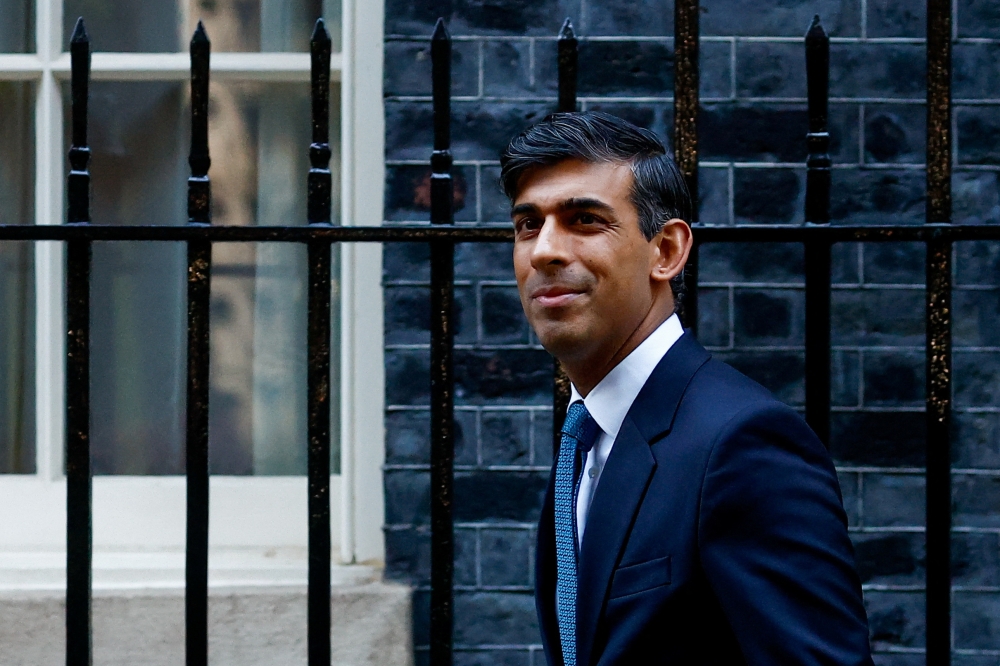 Britain's Prime Minister Rishi Sunak is still committed to making his migration partnership with Rwanda work. — Reuters pic