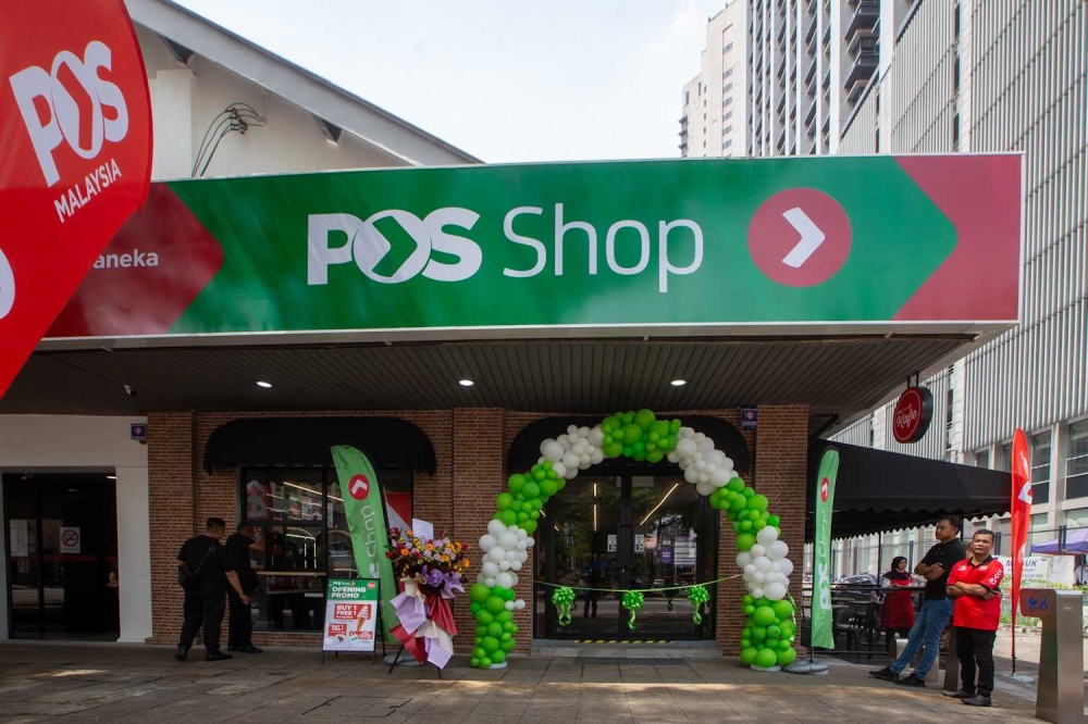 With Pos Shop, Pos Malaysia is transforming their services to meet the new demands of Malaysians.  — Picture by Raymond Manuel