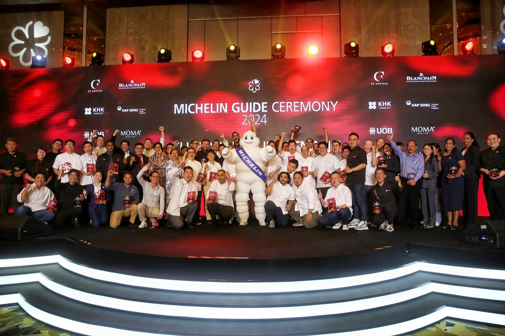 The winners for the Michelin Guide 2024, November 17, 2023. ― Picture by Choo Choy May