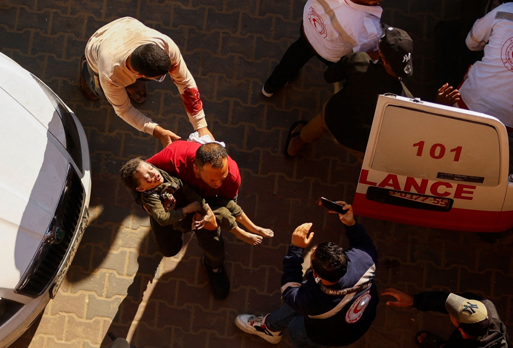 All northern hospitals in the Gaza Strip have effectively ceased functioning. — Reuters pic