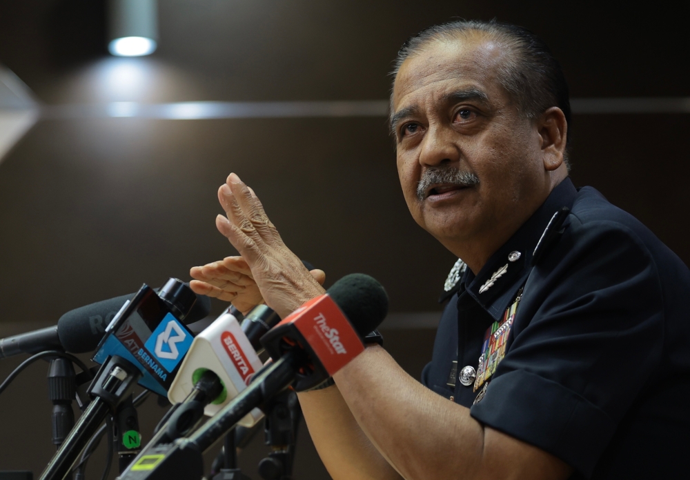 Inspector-General of Police Tan Sri Razarudin Husain said the place to resume the statement recording with Mohammad Agus will be determined later. — Bernama pic