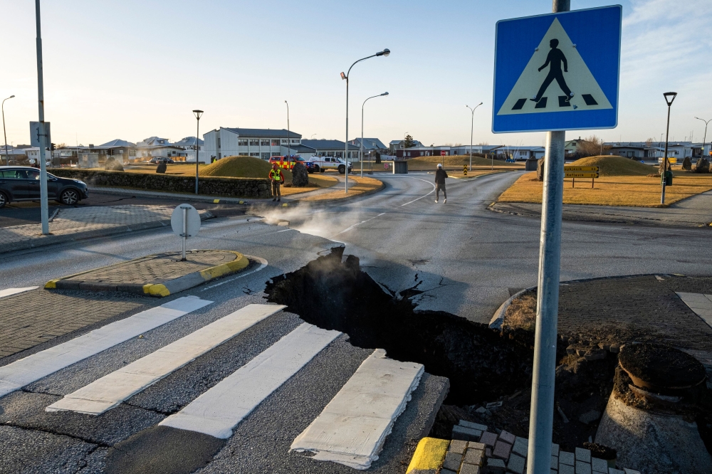 The roughly 4,000 residents of Grindavik, a fishing port around 40 kilometres from the capital, were evacuated on November 11 after magma shifting under the Earth’s crust caused hundreds of earthquakes. — AFP pic