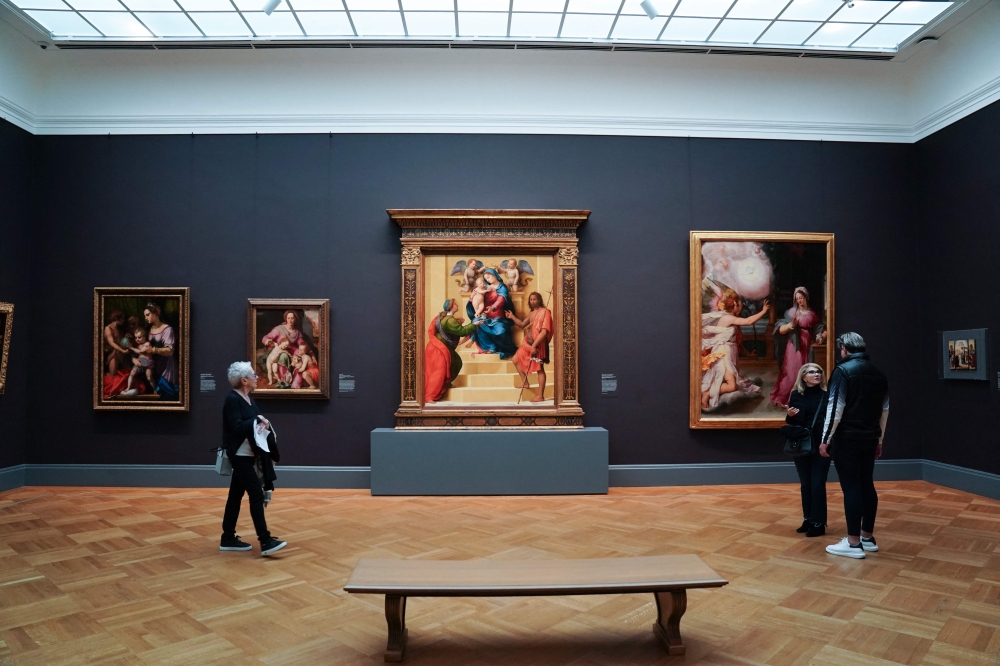 Visitors walk through a gallery during a press preview at The Metropolitan Museum of Art in New York on November 16, 2023. — AFP pic