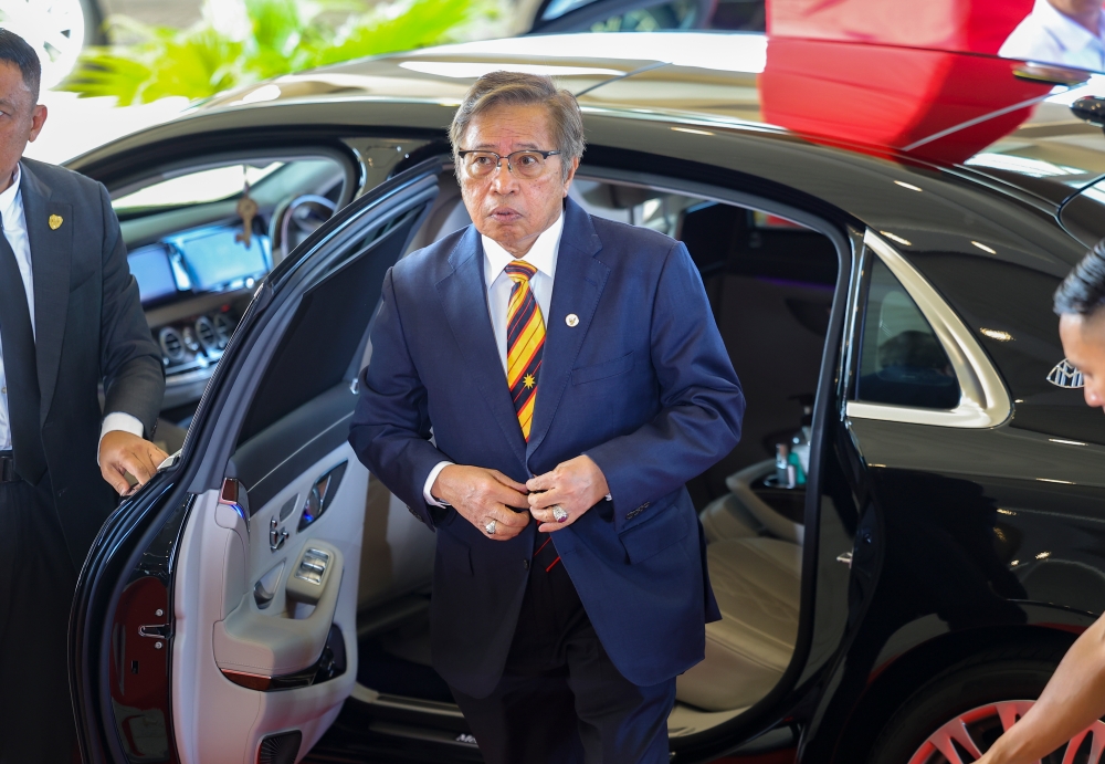 Sarawak Premier Tan Sri Abang Johari Openg said he recognises the need for the state government to mitigate the cost-of-living pressures among the low and middle-income groups, especially when it comes to bearing the cost of the children’s education. — Bernama pic