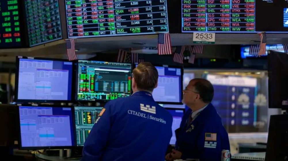 Global equities were broadly higher, US treasury yields headed lower after auction and global oil futures gained US$2 (RM9.33) on the prospect of supply cuts. — AFP pic