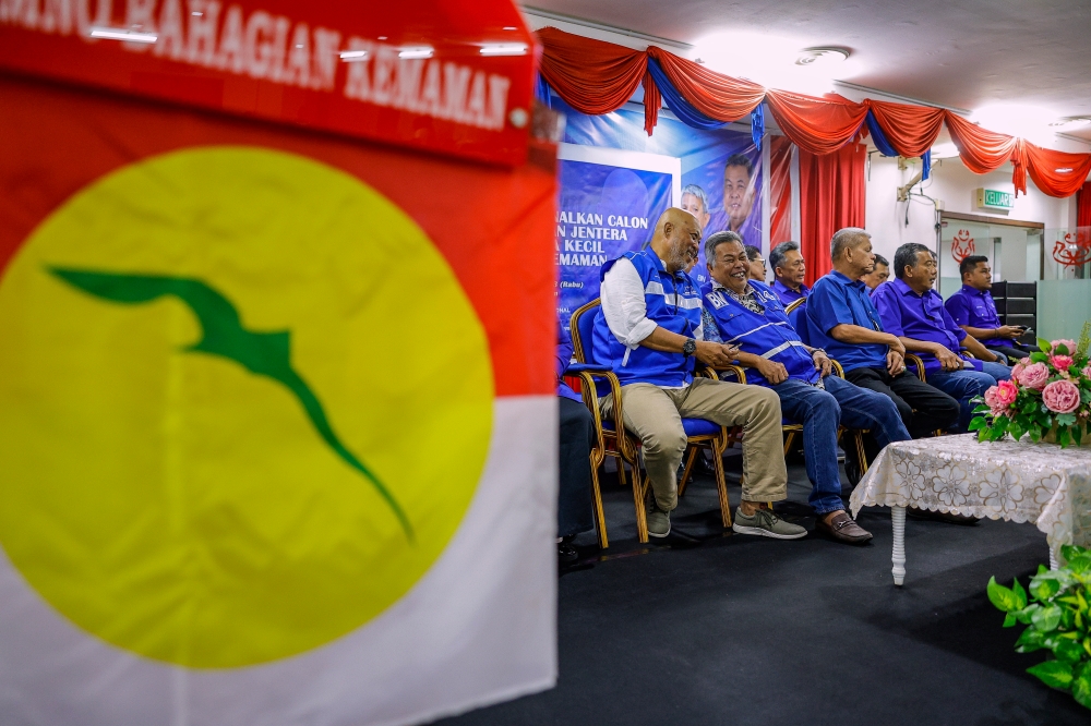 In the Kemaman by-election, BN is fielding former Defence Forces chief Gen (R) Tan Sri Raja Mohamed Affandi Raja Mohamed Noor (left) who will face a one-on-one contest with Terengganu Menteri Besar Datuk Seri Ahmad Samsuri Mokhtar who represents PAS. — Bernama pic