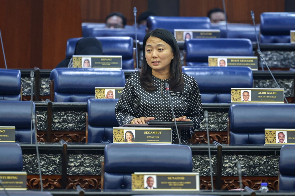 Youth and Sports Minister Hannah Yeoh said this was decided by the NSC Board of Management recently after a review of the national athletes training allowance scheme with an emphasis on athlete well-being was approved. — Bernama pic 