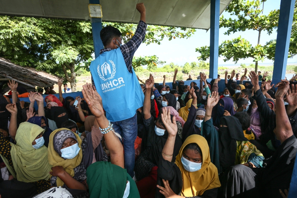 A group of 256 Rohingya arrivals were given a reprieve when Indonesia granted them three months temporary shelter after locals threatened to turn them back to sea for the third time. — AFP pic