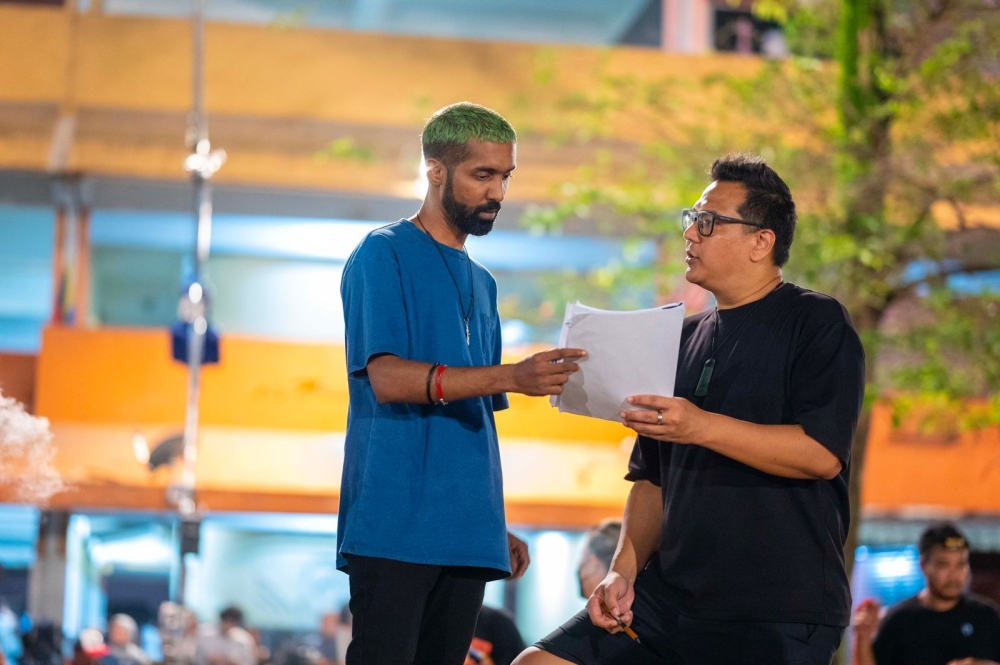 'Budak Flat' is also the acting debut for local rapper Balan Kash who took up the role of Sotong in the film. — Picture courtesy of Eugene Lim.