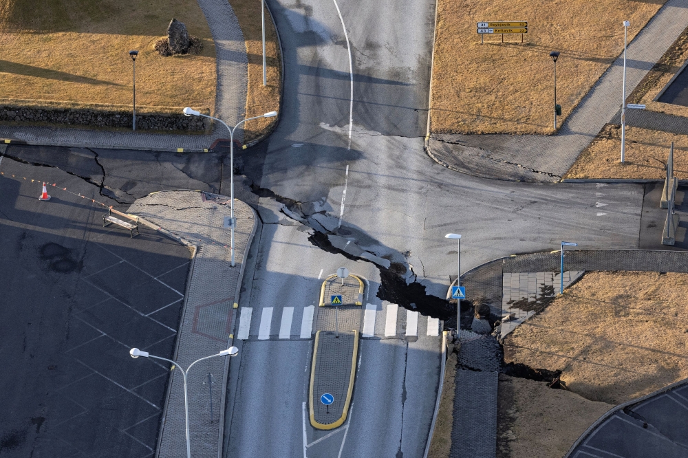 Residents were ordered out on November 11 after magma shifting under the Earth’s crust caused hundreds of earthquakes. — Reuters pic