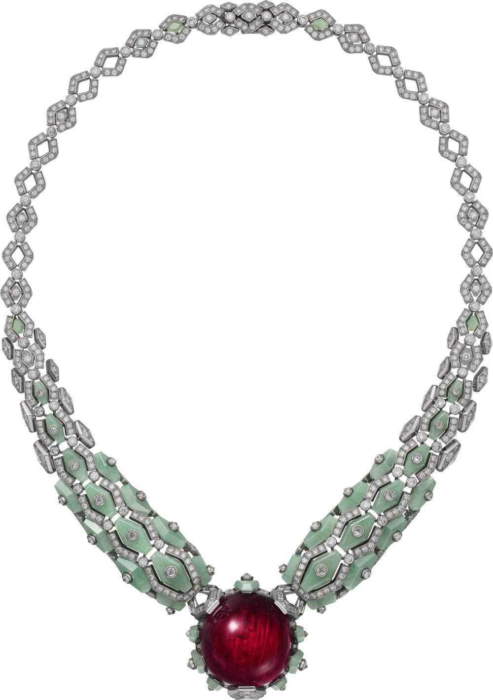 This high jewellery necklace was one of Cartier's creations showcased at 'Markers of Style' exhibit. — Picture courtesy of Cartier