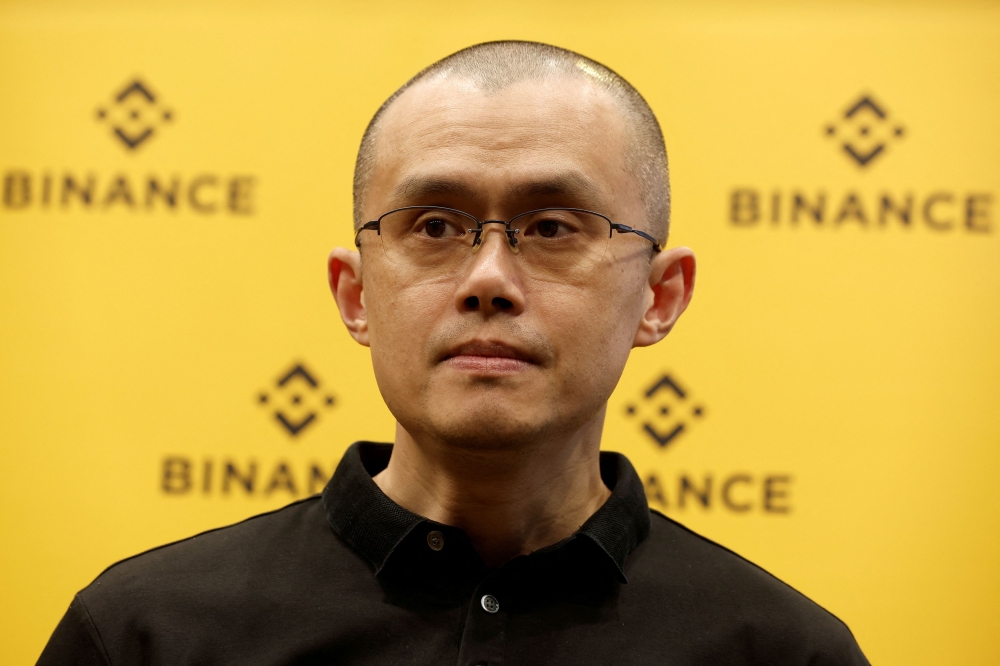Zhao, a citizen of the UAE and Canada, stepped down as CEO of Binance on Tuesday after pleading guilty to willfully causing the global cryptocurrency exchange to fail to maintain an effective anti-money laundering programme. — Reuters pic