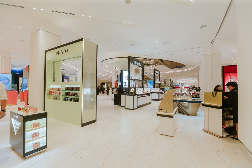 Seibu's ground floor is billed to be Malaysia's largest Beauty Hall with 116 skincare, makeup and cosmetic brands. — Picture by Raymond Manuel