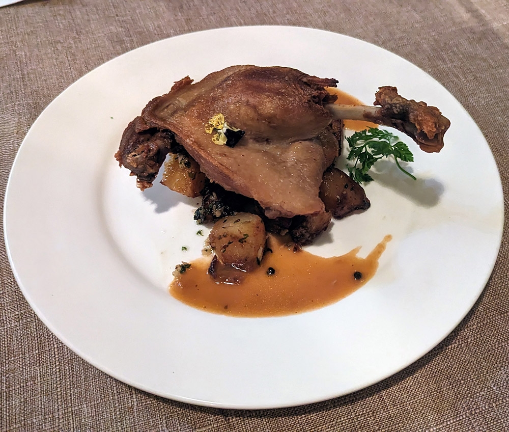 Canard Confit is masterfully executed.