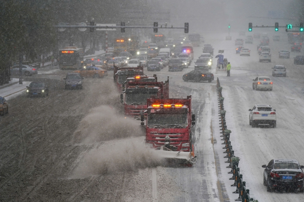 Northeast China unusually cold as temperatures dip to January levels ...