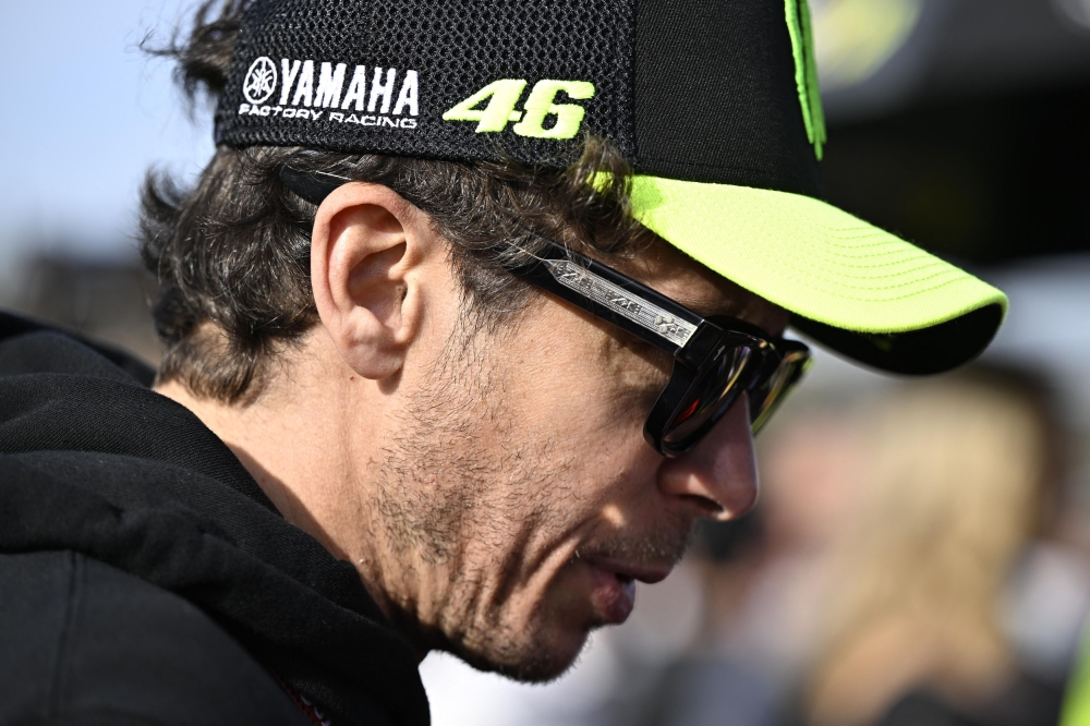 VR46 Racing Team owner Valentino Rossi before the Valencia Grand Prix at Circuit Recardo Tormo, Valencia, November 26, 2023. — Reuters pic 