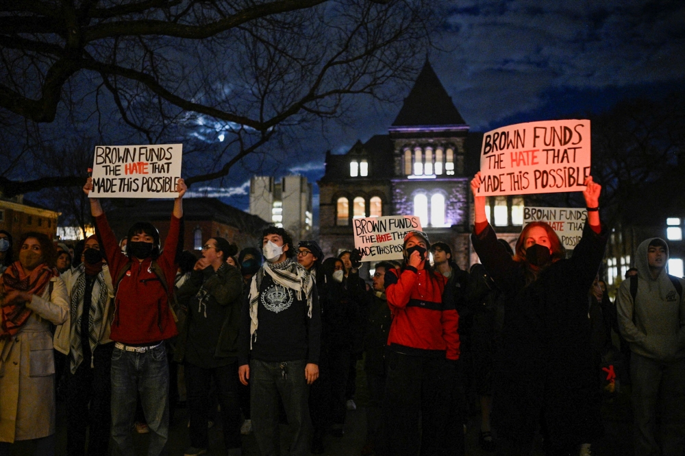 College campuses and other locations have seen mounting threats and incidents of violence including acts of Islamophobia and anti-Semitism. — Reuters pic