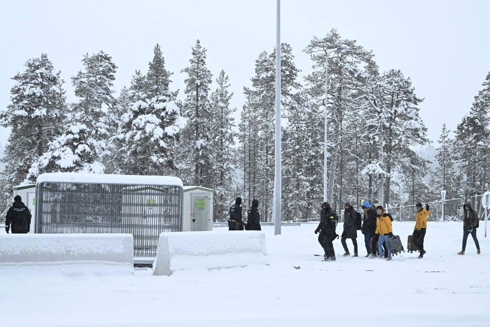Finland may take more measures to stop an unusually large increase in asylum seekers crossing the border from Russia in what the country and its allies say is an orchestrated move by Moscow, the prime minister said on Monday. — Reuters pic