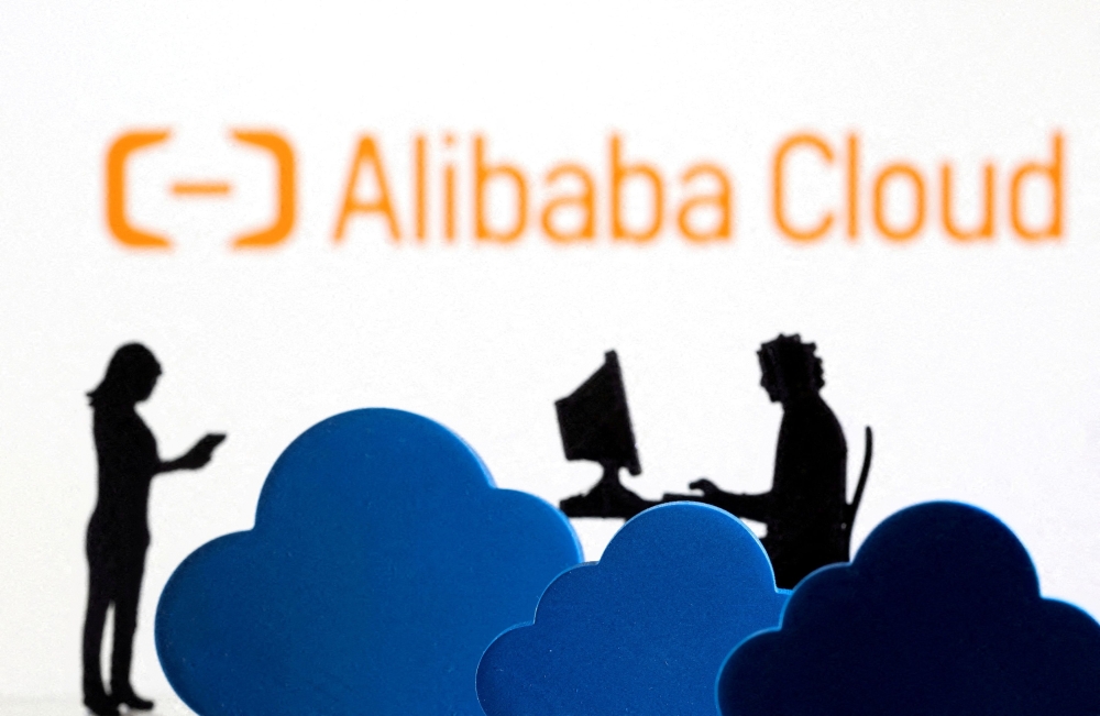 Alibaba is China’s largest cloud vendor, garnering 29.9 per cent of the market share for the first half of 2023. — Reuters pic