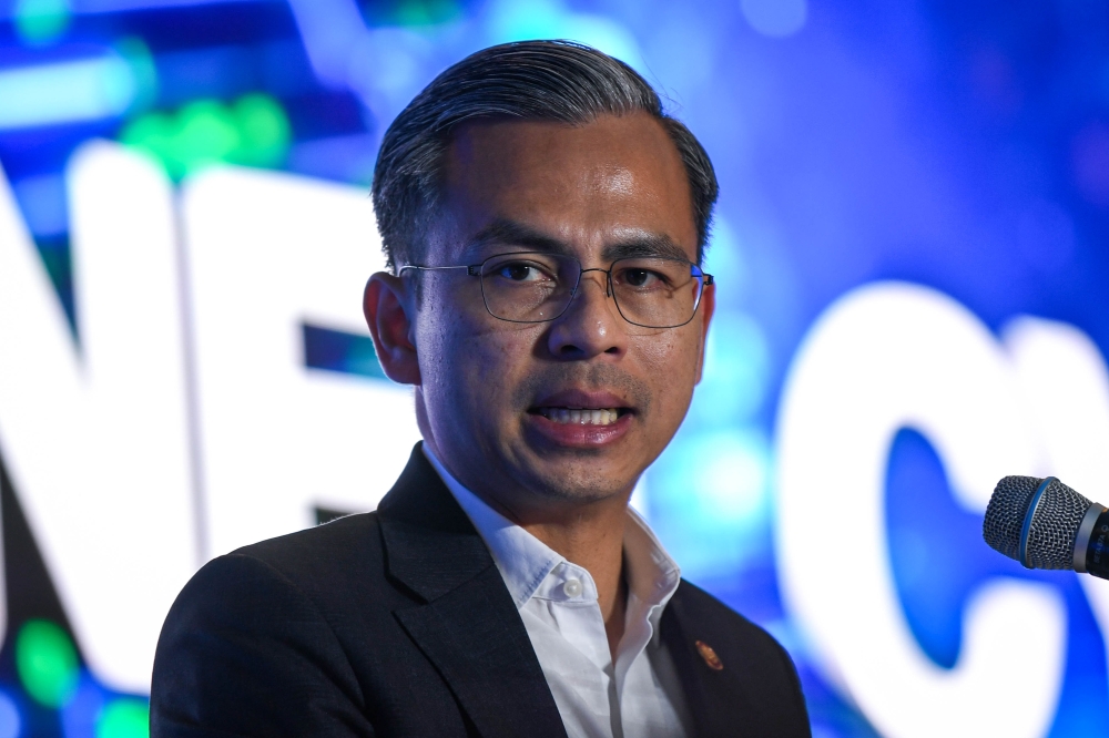 Communications and Digital Minister Fahmi Fadzil also refuted claims that Datuk Syed Abu Hussin Hafiz Syed Abdul Fasal was on board with the government as he received an additional allocation of RM30 million for his constituency which he allegedly requested. — Bernama pic 